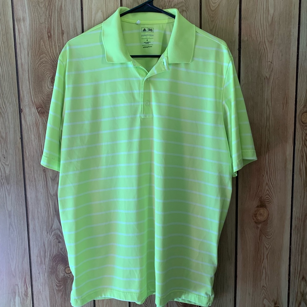 Adidas men’s medium puremotion polo golf shirt.